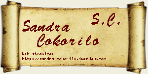 Sandra Čokorilo vizit kartica